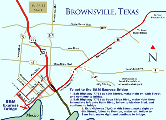 Brownsville Map