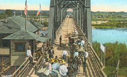 Illustration of the Bridge in 1910.